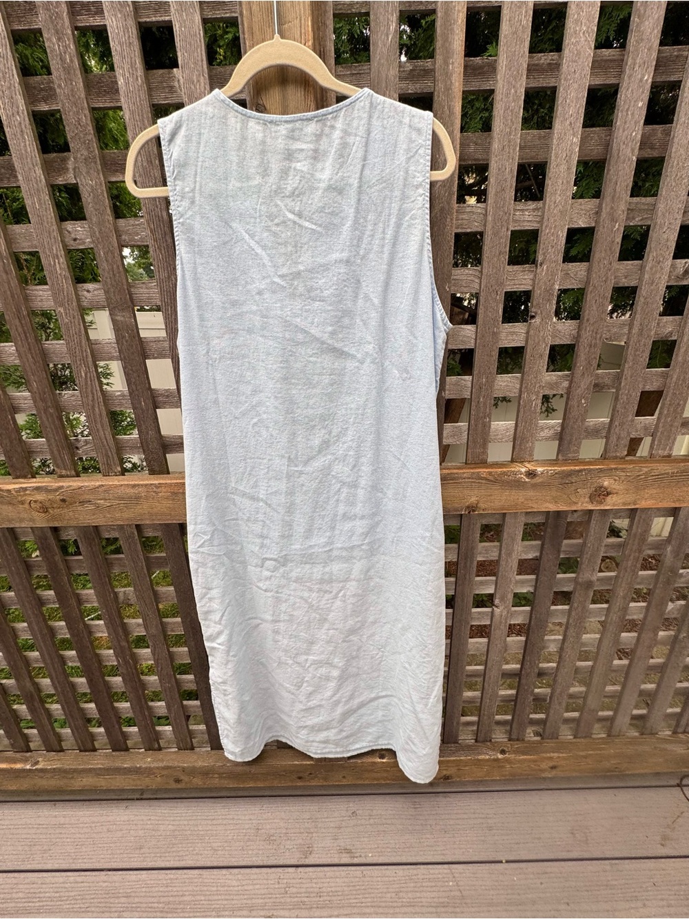 Tahari  linen blend sleeveless shift dress, New, XL - Picture 5 of 7
